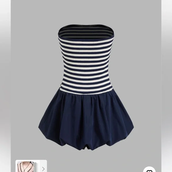 Cider women’s strapless bubble dress - Picture 2 of 12